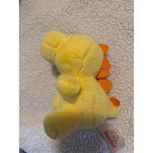 Cuddle Barn Yellow Dinosaur Plush Stuffed Animal Orange Spikes 69212 2022